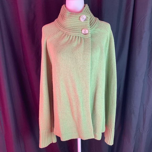 Old Navy pale green wrap sweater with tags XL - Picture 1 of 9